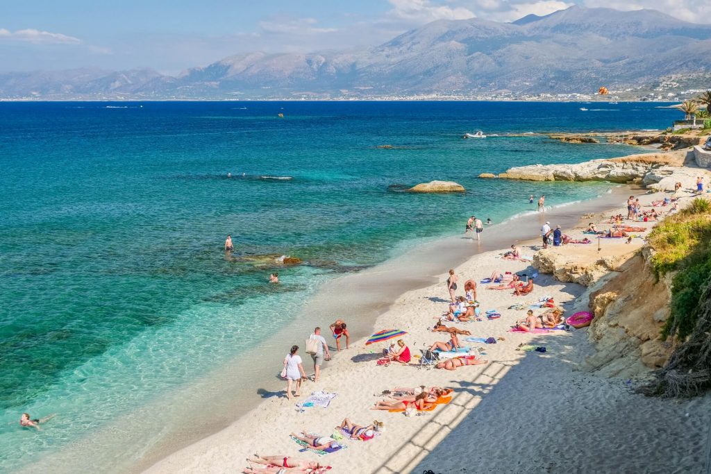 Gefiri Beach Sarantaris Limanakia Beach Hersonissos Heraklion Crete - allincrete.com