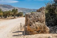 Throne Phalasarna Falasarna Archaeological Site Chania Crete - Copyright Allincrete.com