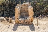 Throne Phalasarna Falasarna Archaeological Site Chania Crete - Copyright Allincrete.com