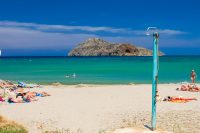 Platanias Beach and Harbour Chania Crete - Copyright George Galanakis Photography